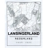 Plattegrond poster Lansingerland